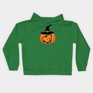 Guinea Pig Pumpkin Kids Hoodie